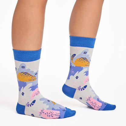 Gift Set 3 Pairs of Cat Socks