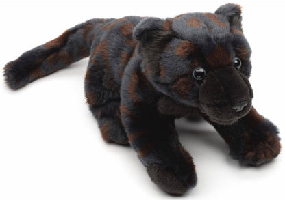 Black panther sitting - cuddly toy/plush