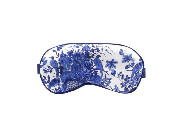 "Delft Blue Bird" Sleep Mask