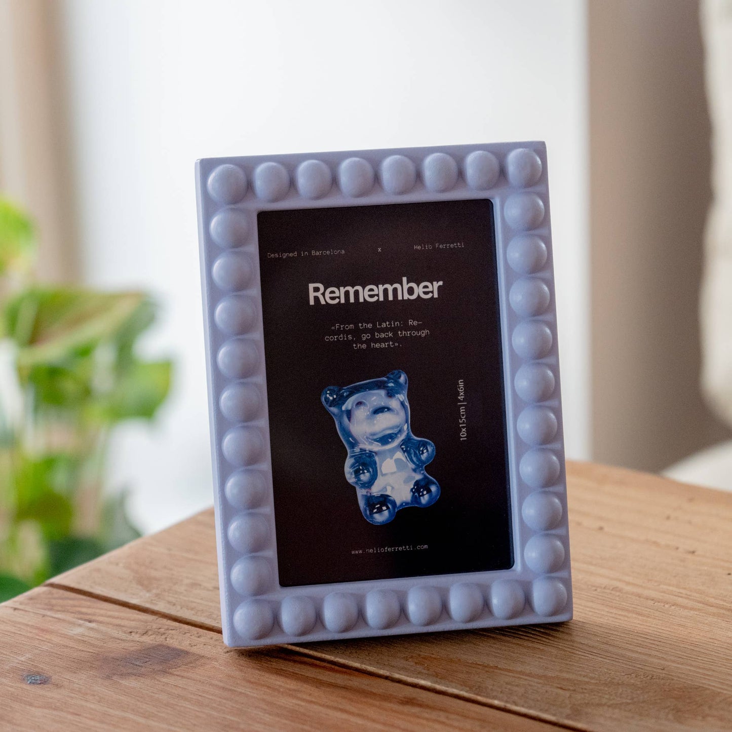 Cadre Photo Mémoire Violet Helio Ferretti Vue 1