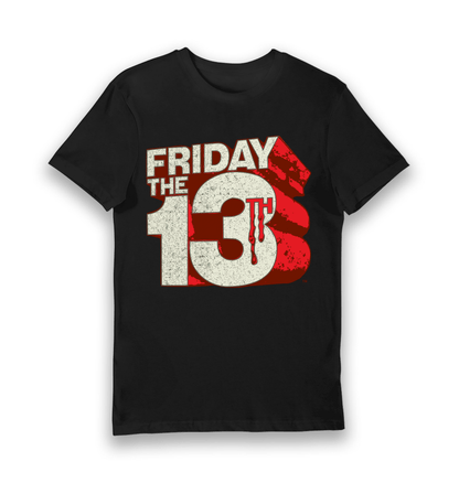 T-shirt adulte Friday the 13th logo géant