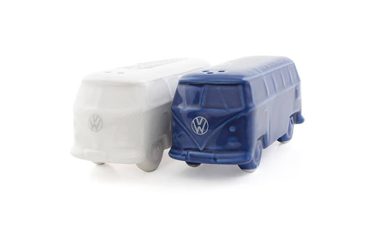 Furgoneta VW T1 Salt &amp; Pepper - Blanca/Azul