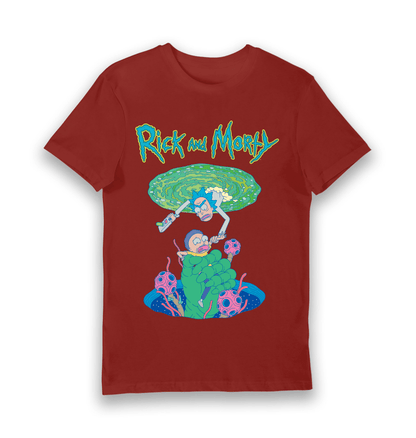 T-shirt Rick and Morty portail