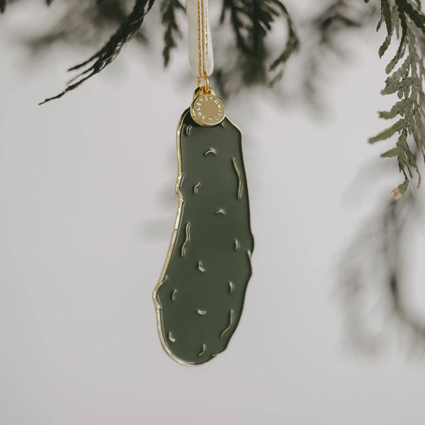 Adorno de árbol de Navidad de pepinillos