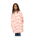 Snoodie polaire licorne rose pour enfant