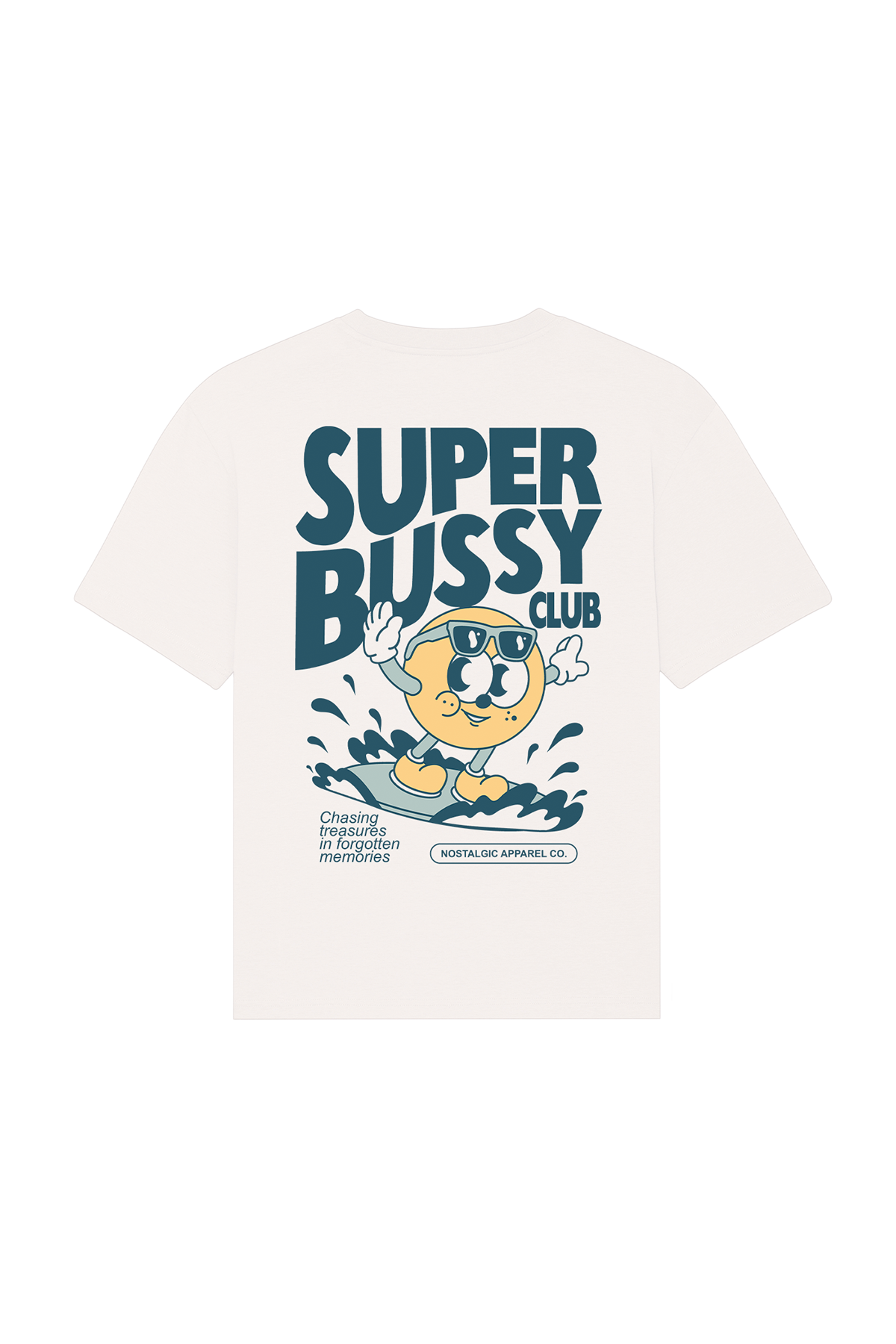 t shirt super bussy club nostalgic apparel