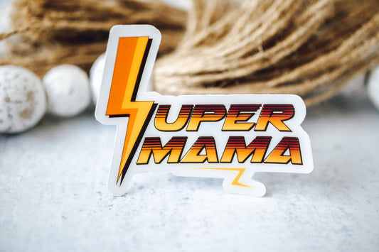 Pegatina de Super Mamá