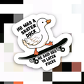 "Skater Duck" sticker
