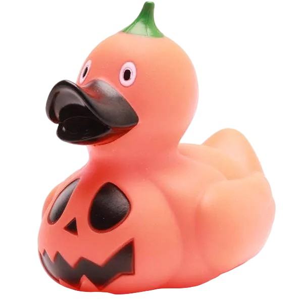 Pato calabaza de Halloween
