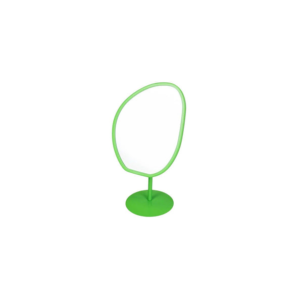 Miroir de maquillage - Rond - Vert - 16,5x12x31,5cm