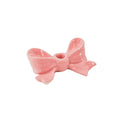 Kandelaar - Knoop - Keramiek - Roze - 18x9x7 cm