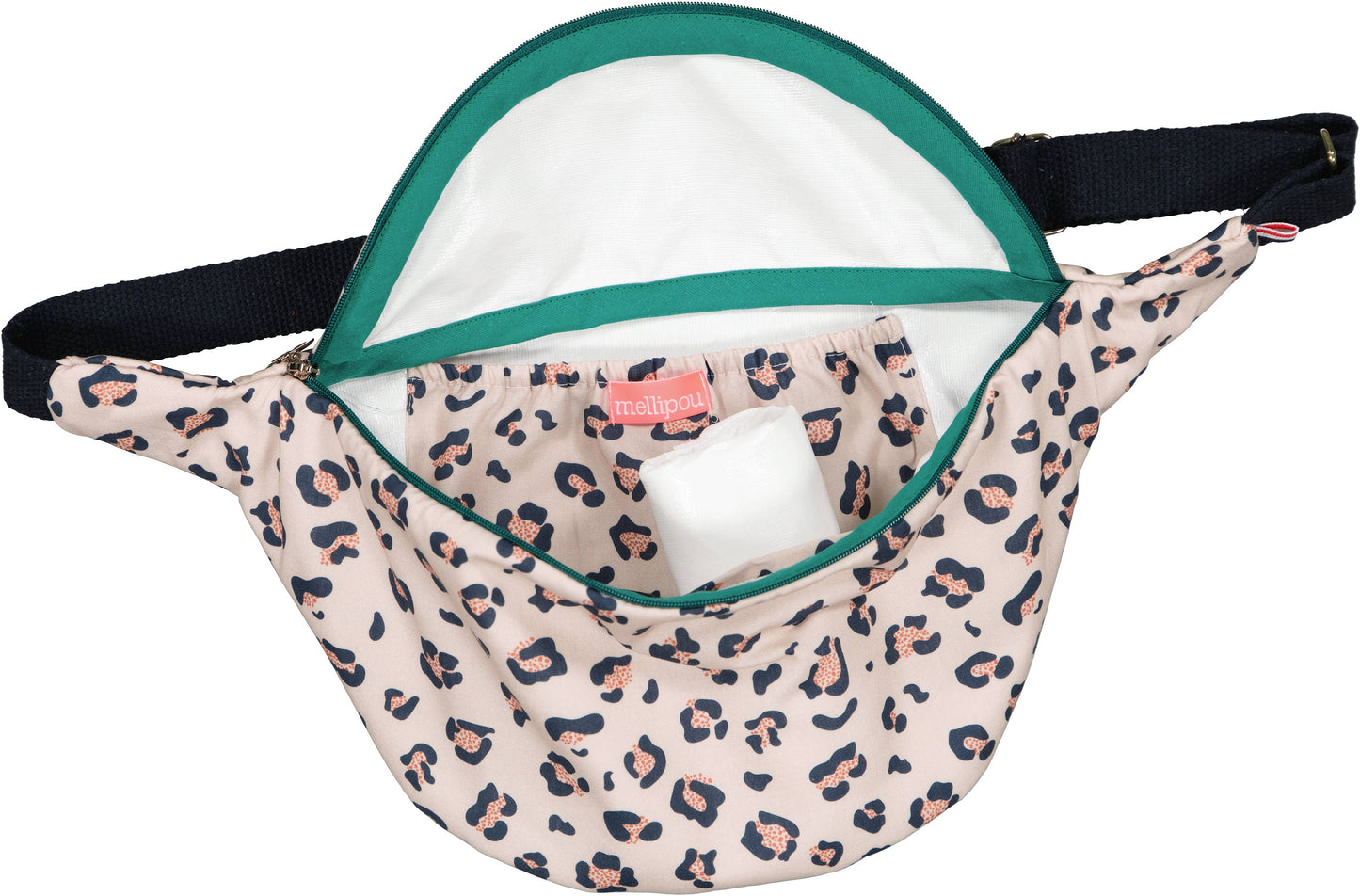 Sac banane à langer - All over Léopard