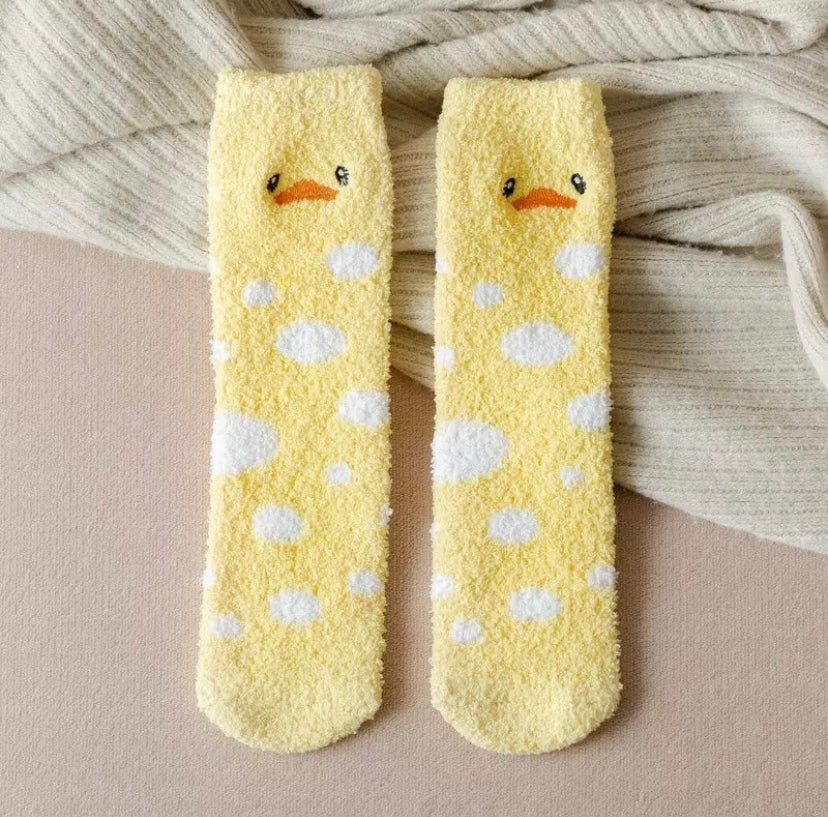 Meias grossas de pato