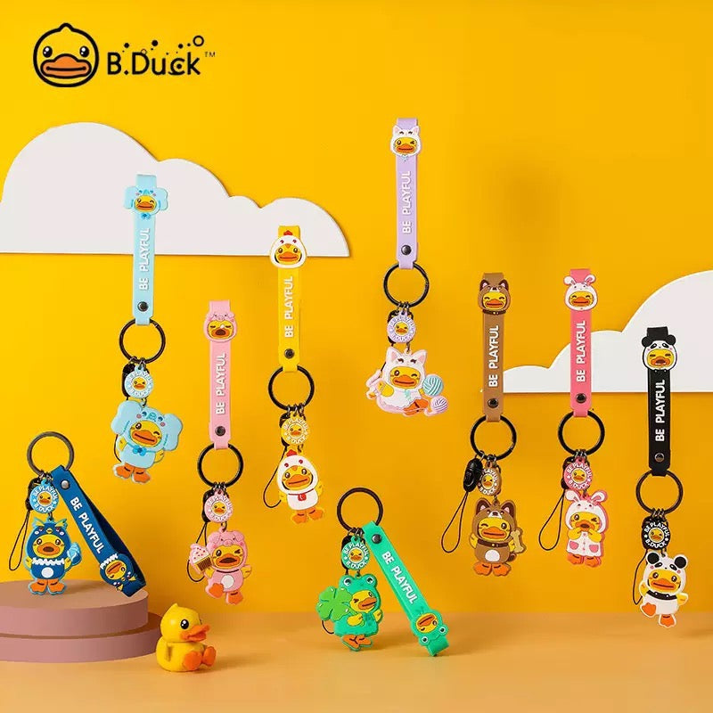 Porte Clefs Canard Chien