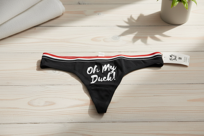 String "Oh My Duck" Noir