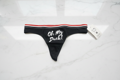 String "Oh My Duck" Noir