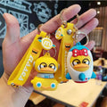 Duck on a Space Shuttle Keychain