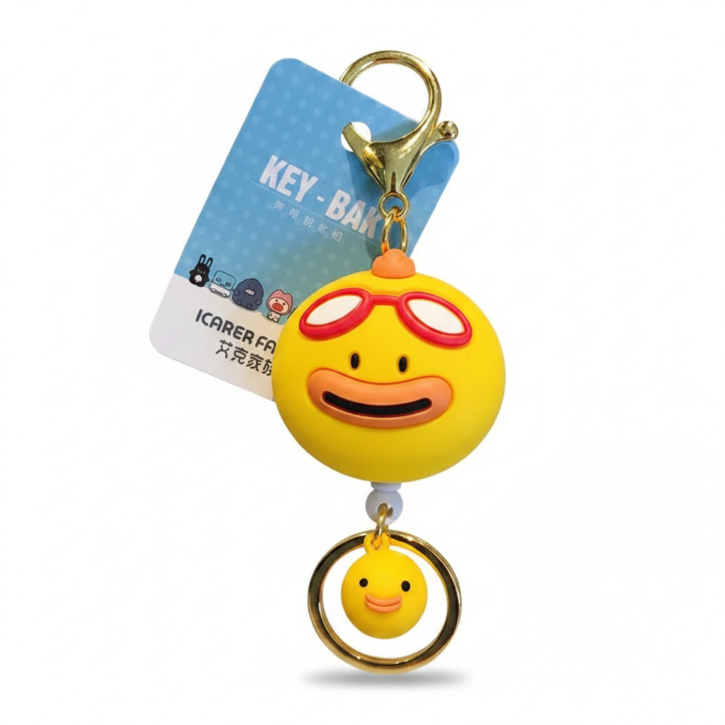 Porte Clés Canard Rétractable