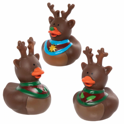 Mini Canard Renne de Noël