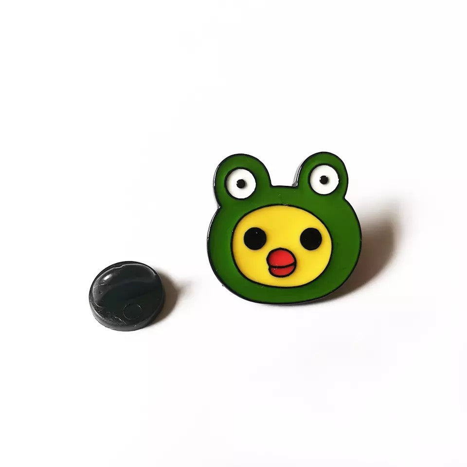 ひよこのカエルピン