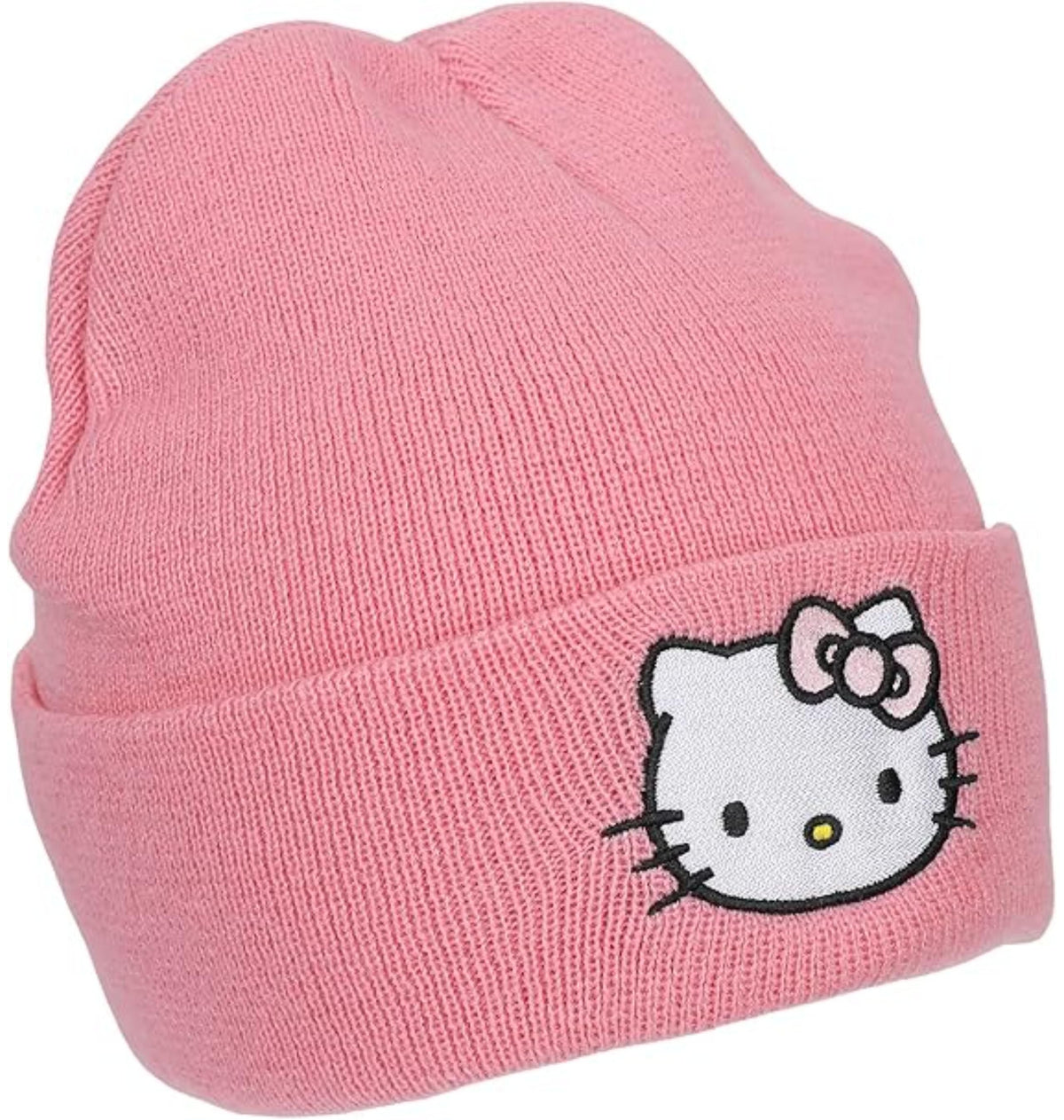 Bonnet rose Hello Kitty avec logo