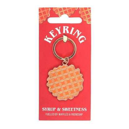 Waffle Keychain