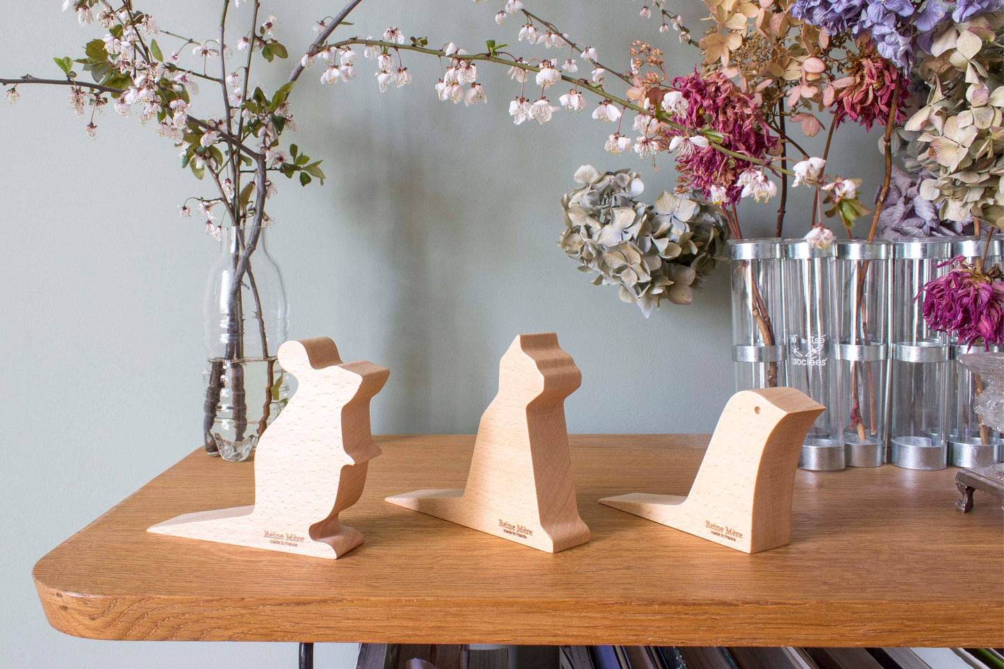 Cale-porte en bois Souris Mimi