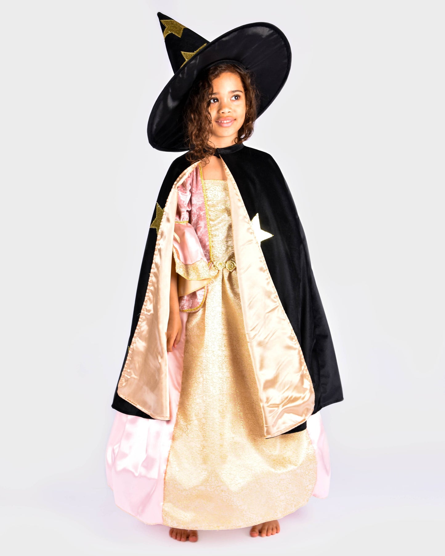 Chapeau Cape W. en velours et satin noir 3-8 ans