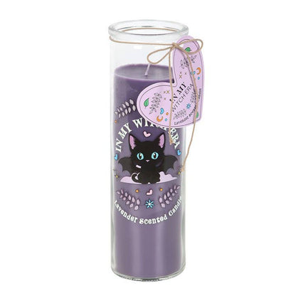 Bougie Tube Lavande « Of Whiskers and Wings » – Cute & Creepy