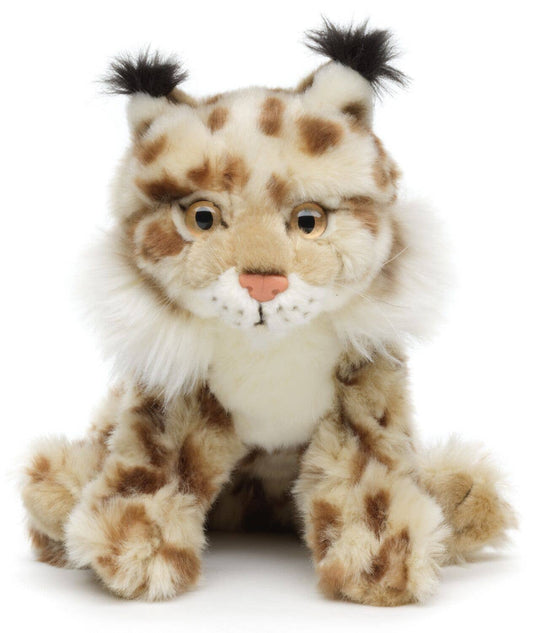 Lince de peluche, sentado