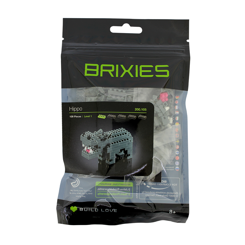 BRIXIES hippopotame