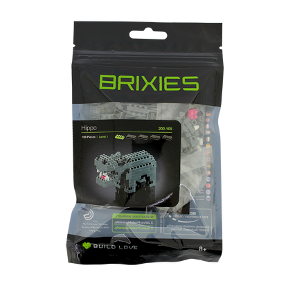 BRIXIES hippopotame