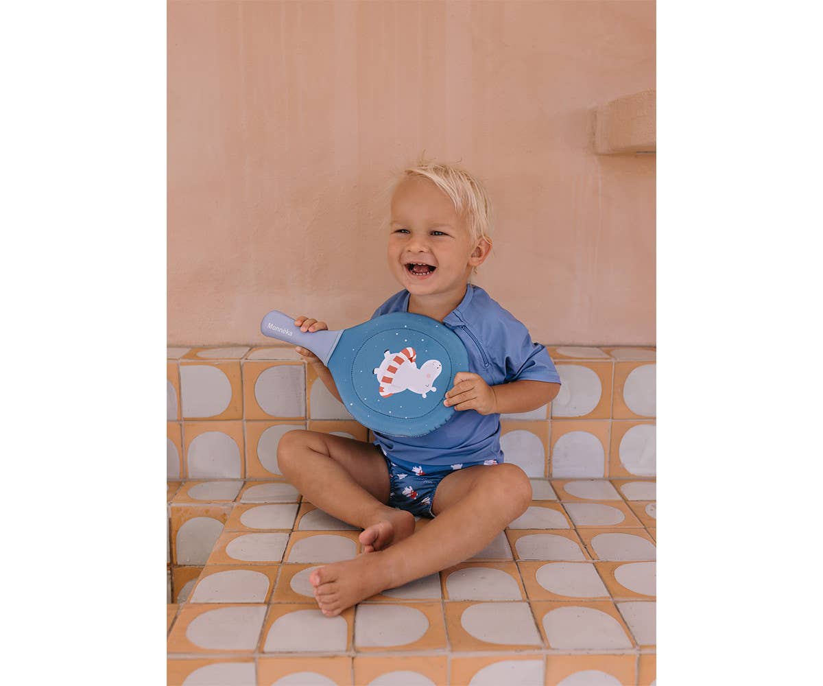 Hippos Neoprene Beach Bats with Ball