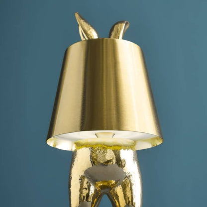 Lampe de table LED Hiding Rabbit, or