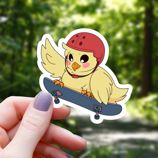 Skater Chick Sticker