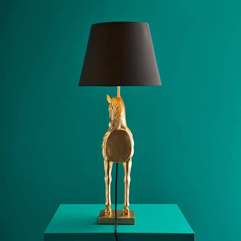 Wendy Table Lamp, Gold E27, Resin, 30 x 30 x 68.5 cm