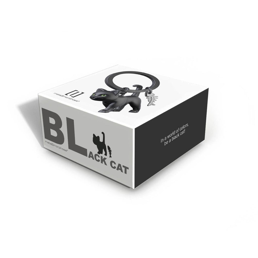 Porte-clés Chat Noir Yeux Phosphorescents