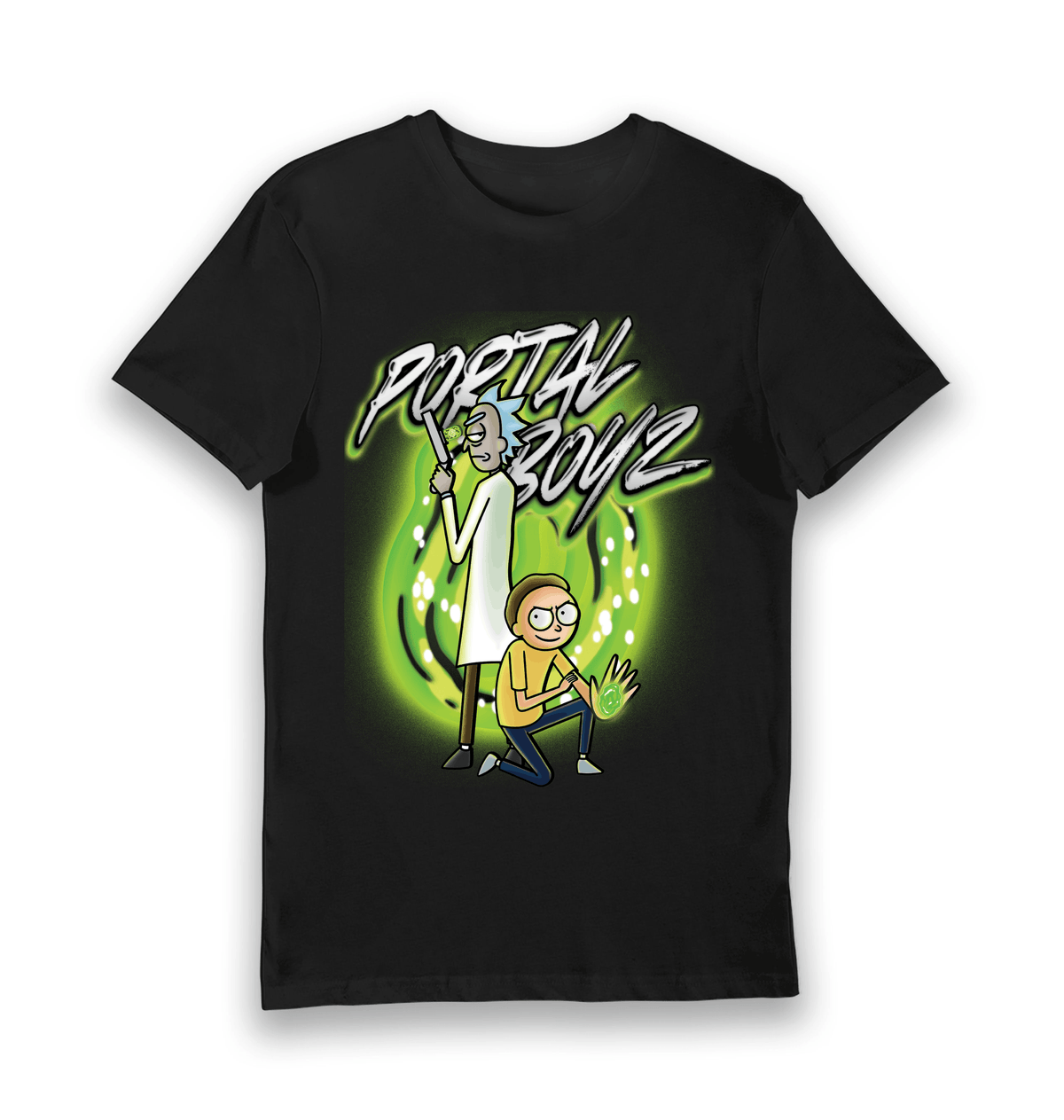 T-shirt Rick and Morty Portal Boyz