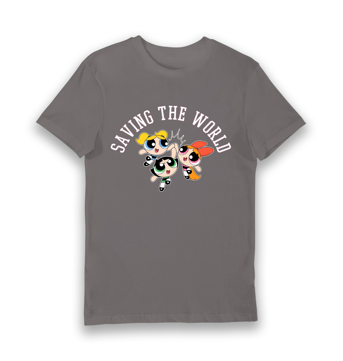 T-shirt adulte Powerpuff Girls Saving the World