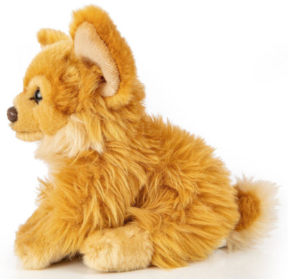 Peluche chihuahua marron avec sac de princesse Uni Toys