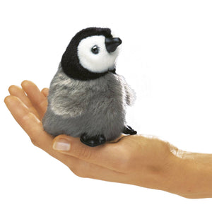 Marionnette à Doigt Mini Bébé Manchot Empereur