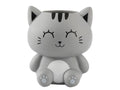 3D猫型ペン立て (グレー)