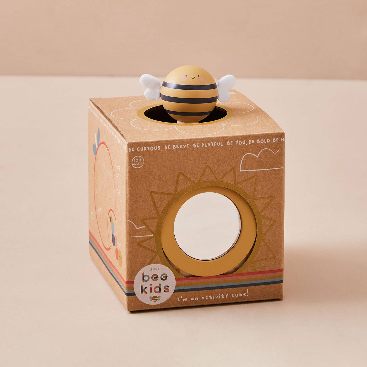 Article Enfant Mini-Cube d'Activités pour Enfants en Bois