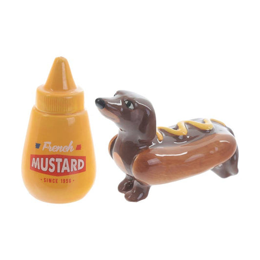 Sel et poivre Teckel Hot Dog et Moutarde