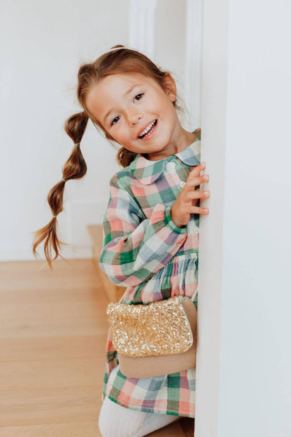 Handbag - Gold Sequins