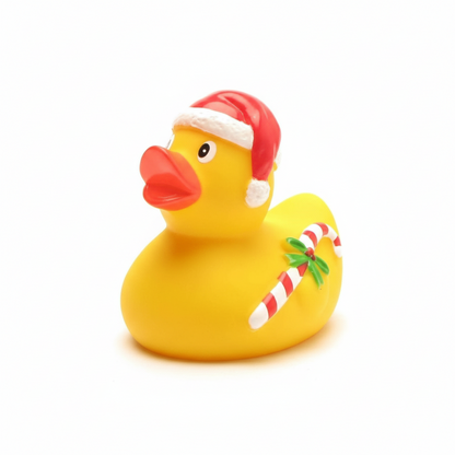 Canard Noël avec canne à sucre