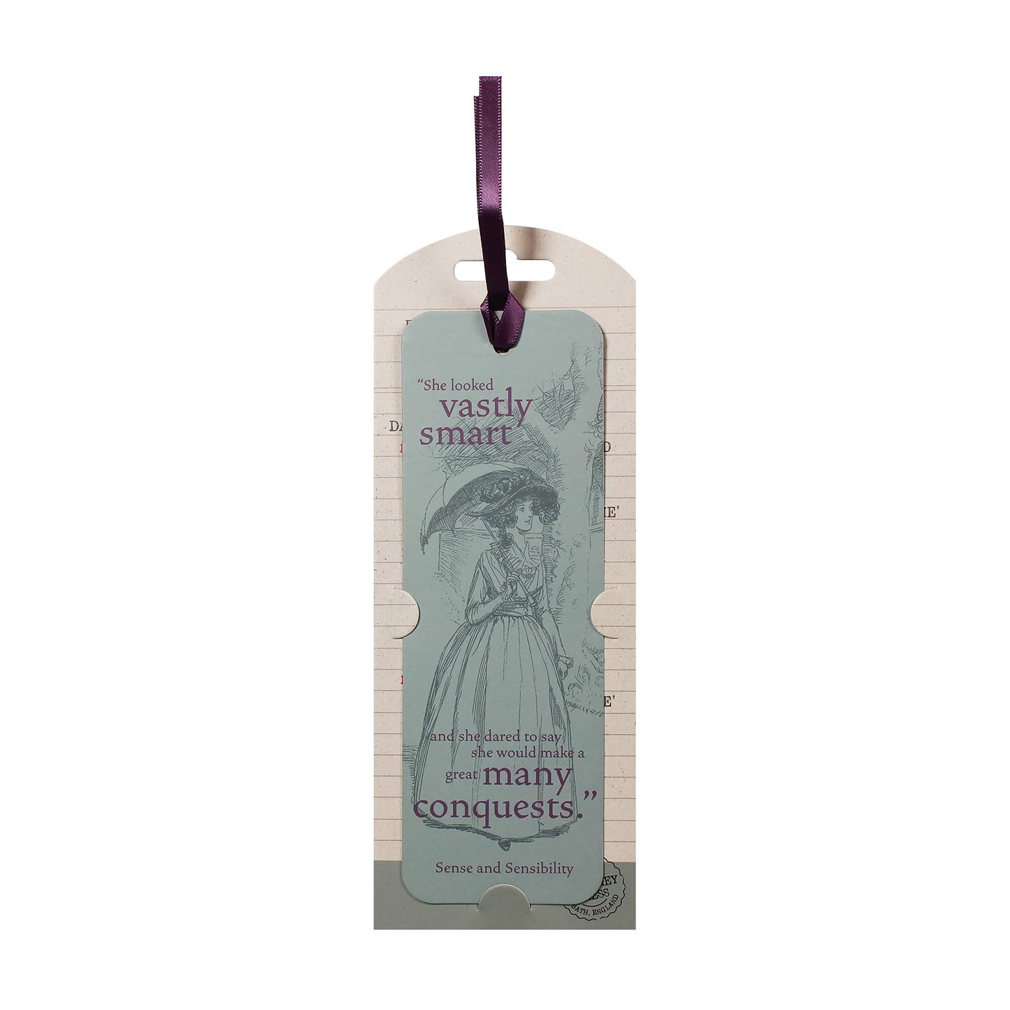 Bookmark paper - Pulteney Press (Jane Austen)