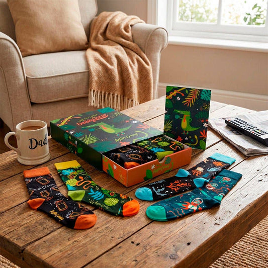Original "DaddyGator" Pack 4 Socks + Gift Print