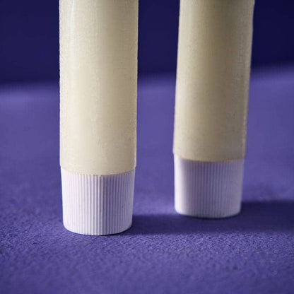 Vela LED Stick S/4, Crema, H.24,5 cm con control remoto