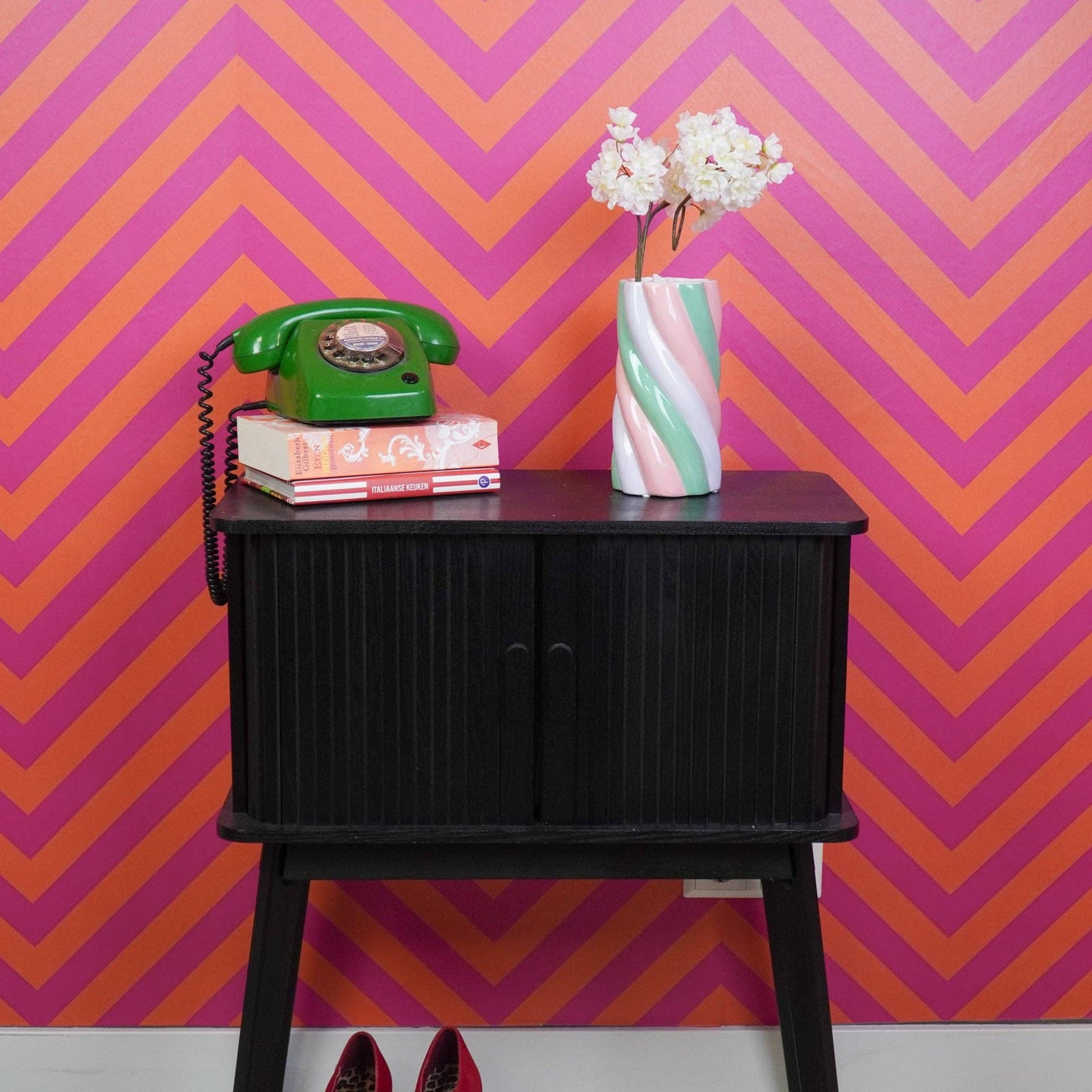 Vaso - Marshmallow - Rosa/Menta/Lilla - 10,5x10,5x20cm